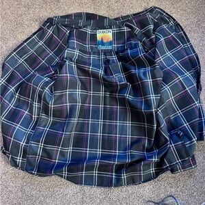 DIXXON Dark Plaid Shirt with Purple Accents